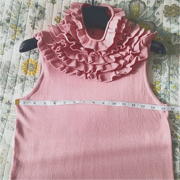 Magaschoni Ruffle Neck Sweater - Picture 6 of 10